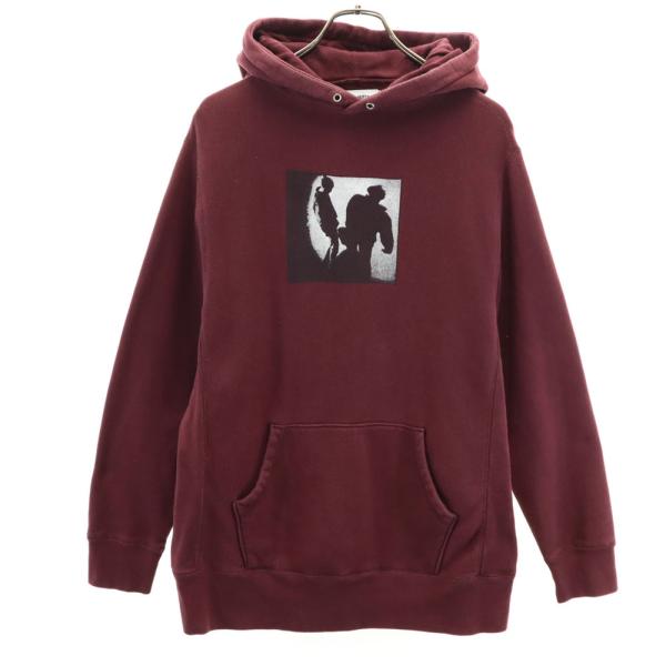 ファッキングオーサム 長袖 ジップアップ パーカー M ワインレッド FUCKING AWESOME...