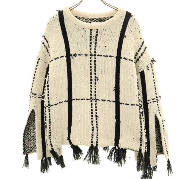 AMERI UNDRESSED アメリ 1920131030 長袖 セーター F アイボリー ニット...