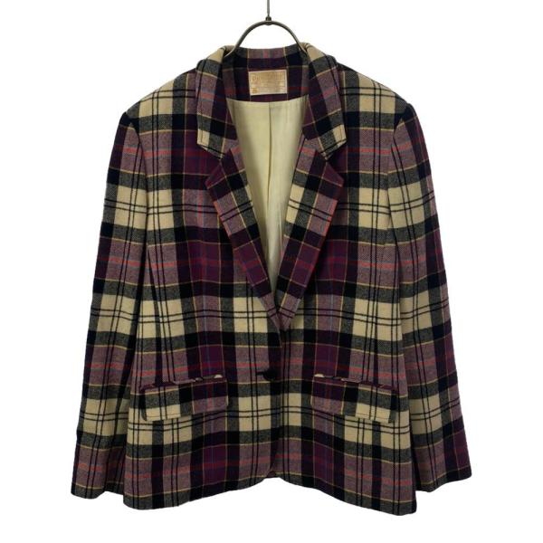 PENDLETON ペンドルトン 70s USA製 ウール100% ヴィンテージ チェック柄 テーラ...