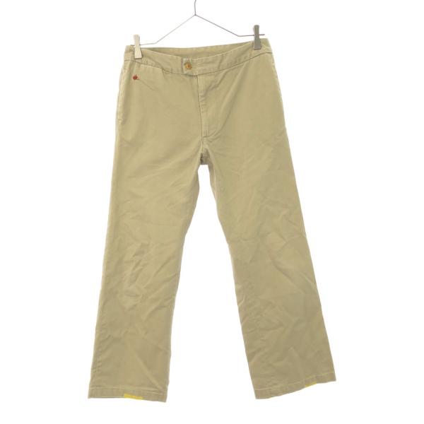 R by 45rpm フォーティファイブアールピーエム 日本製 ロゴ刺繍 コットンパンツ w29 ベ...