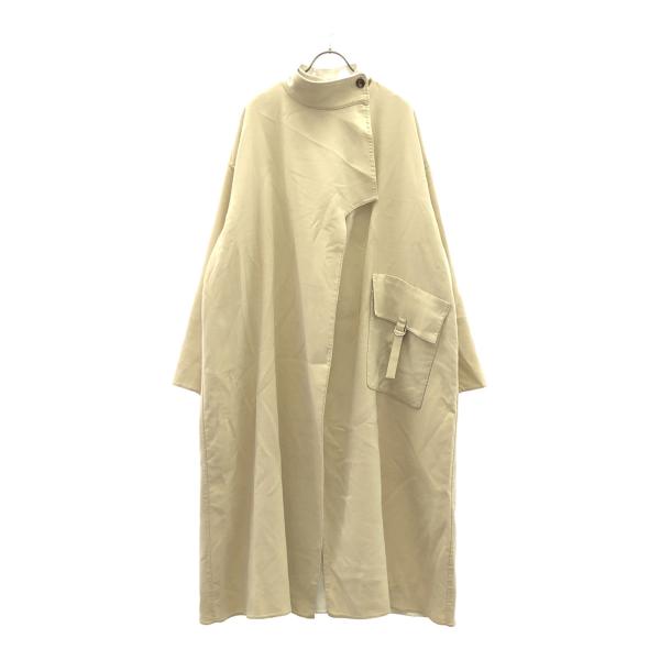 AMERI UNDRESSED アメリ スタンドカラー ロングコート S ベージュ レディース 古着...