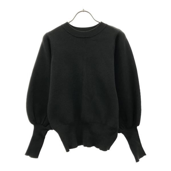 AMERI UNDRESSED アメリ 長袖 クルーネック ニット F ブラック セーター レディー...