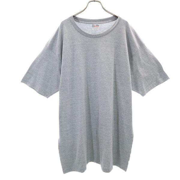 未使用 TOUCH AND GO タッチアンドゴー 半袖 クルーネック Tシャツ 5XL グレー ビ...