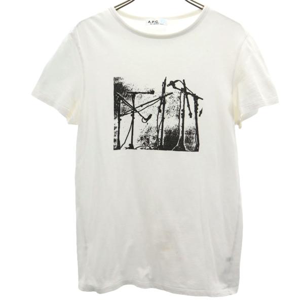 A.P.C. アーペーセー 日本製 SECTION MUSICALE プリント 半袖 Tシャツ XS...