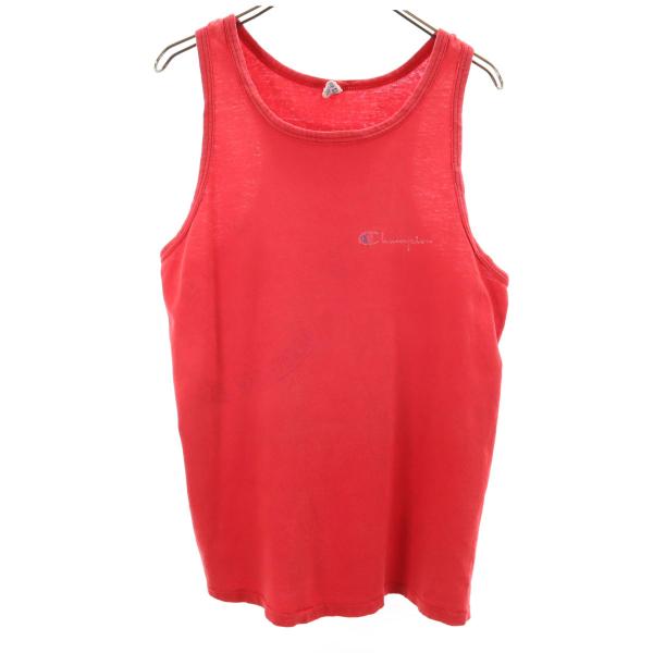 Champion チャンピオン 80s USA製 ヴィンテージ トリコタグ タンクトップ L レッド...