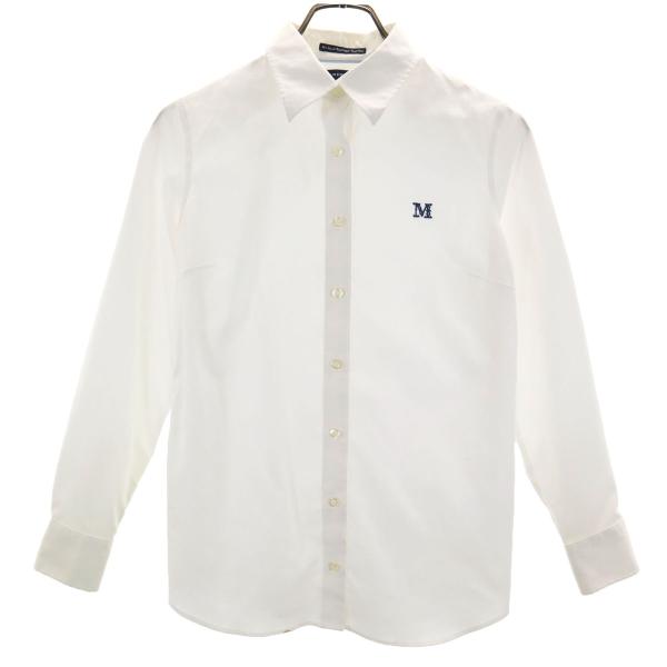 LANDS' END ランズエンド 長袖 シャツ 9 白 レディース 古着 中古