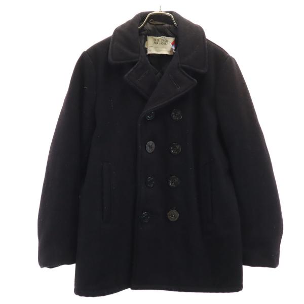 schott ショット 80s 90s USA製 オールド ピーコート 16 ネイビー メンズ 古着...