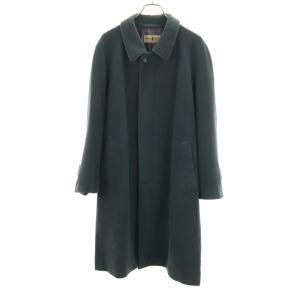 ROBERT STOCK ロバート ストック 日本製 ステンカラーコート S グリーン系 メンズ 古着 中古