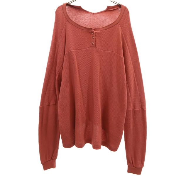 n'Or LABEL ノアールレーベル ヘンリーネック チュニック F レッド系 レディース 古着 ...