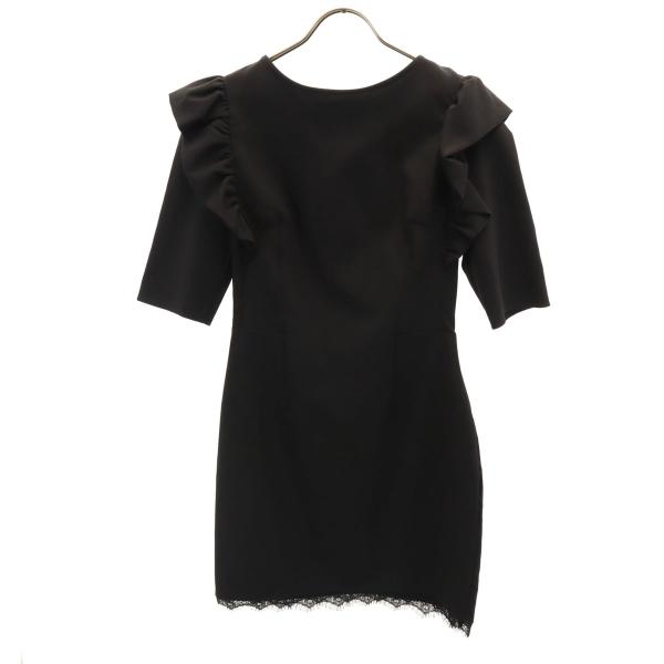 ZARA BASIC COLLECTION ザラベーシックコレクション 5分袖 ワンピース M ブラ...