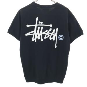 STUSSY ステューシー 半袖 Tシャツ S ブラック メンズ 古着 中古