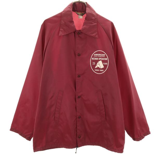 Dunbrooke ダンブルック 80s ヴィンテージ USA製 コーチジャケット M バーガンディ...