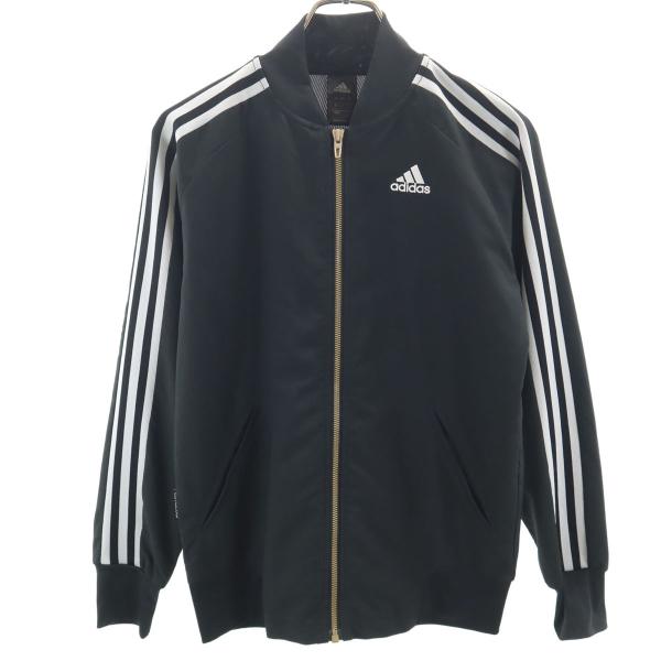 adidas アディダス ハイブリッドクロス ジャケット S ブラック メンズ 古着 中古