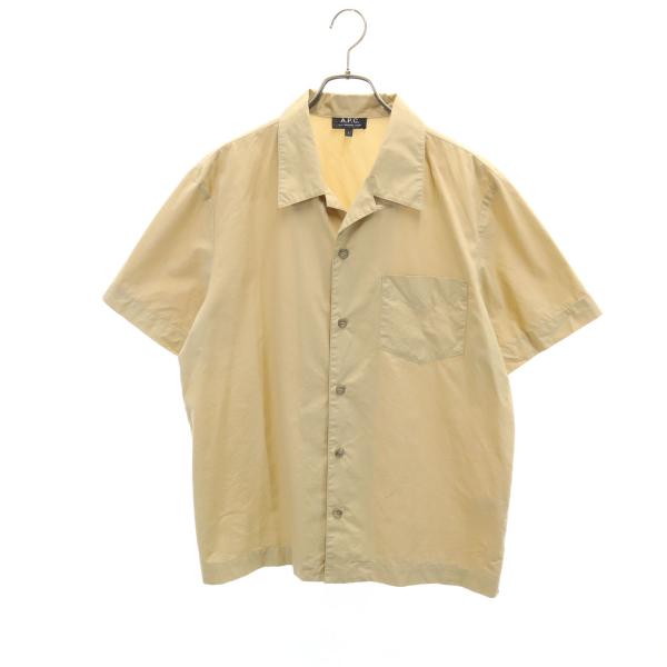 A.P.C. アーペーセー 半袖 オープンカラーシャツ L ベージュ メンズ 古着 中古