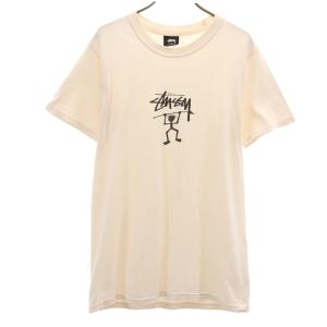 STUSSY ステューシー 半袖 Tシャツ S ペールピンク系 メンズ 古着 中古