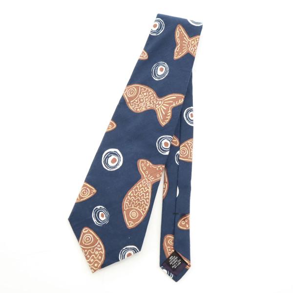 Banana Republic バナナリパブリック 80s ヴィンテージ USA製 魚柄 ネクタイ ...