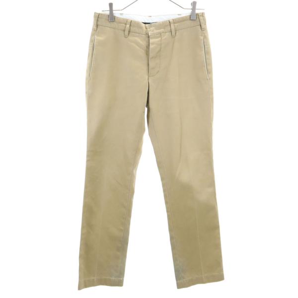 ATTACHMENT アタッチメント コットンパンツ 1 ベージュ ボタンフライ メンズ 古着 中古