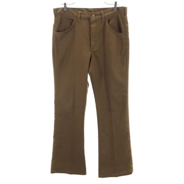 リー 80s USA製 ヴィンテージ 42タロン ブーツカットパンツ M ブラウン Lee メンズ ...