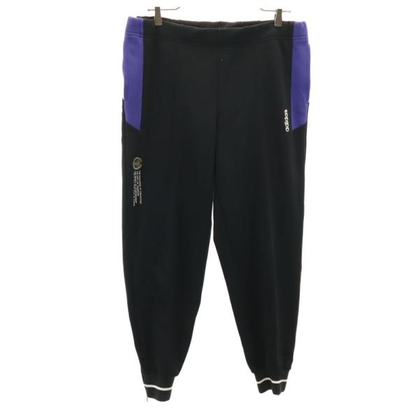 adidas アディダス 80s デサント製 ヴィンテージ ロングジャージパンツ O ブラック メン...