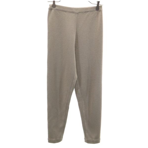 GUCCI グッチ 80s イタリア製 オールド ニット レギンス 40 グレージュ レディース 古...