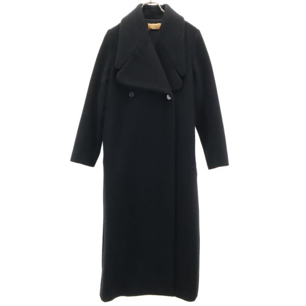 AMERI UNDRESSED アメリ ウールブレンド ダンボカラー コート M 黒 レディース 古...