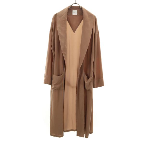 AMERI UNDRESSED アメリ ロングコート ブラウン レディース 古着 中古