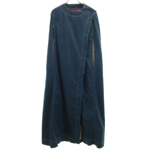 Levi's RED リーバイスレッド 80s ヴィンテージ ロング デニム ポンチョ XS ブルー...