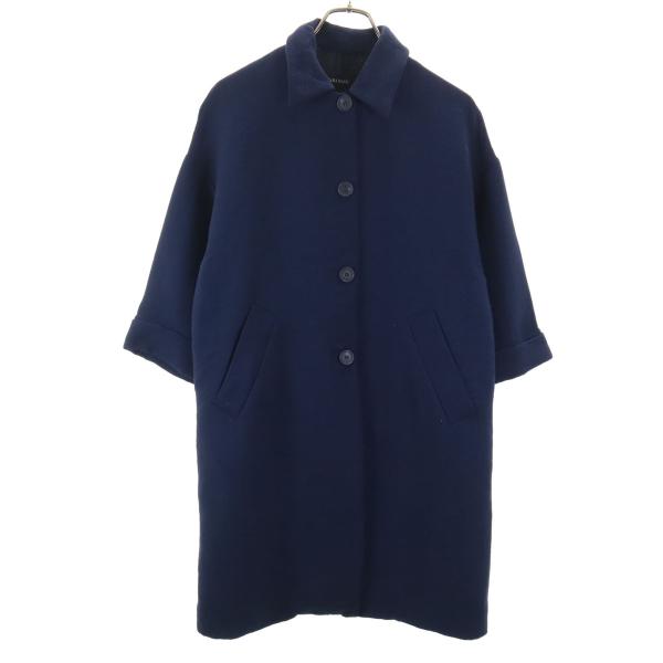ZARA BASIC ザラベーシック コート XS ネイビー レディース 古着 中古