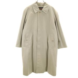 Burberrys バーバリーズ 90s 日本製 オールド ステンカラーコート 88-160-3 グレージュ ライナー付き メンズ 古着 中古