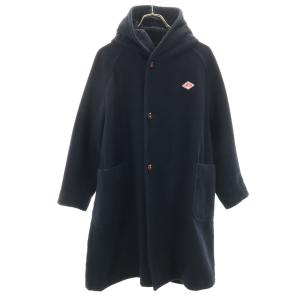 Danton ダントン 日本製 コート 36 ネイビー くるみボタン メンズ 古着 中古