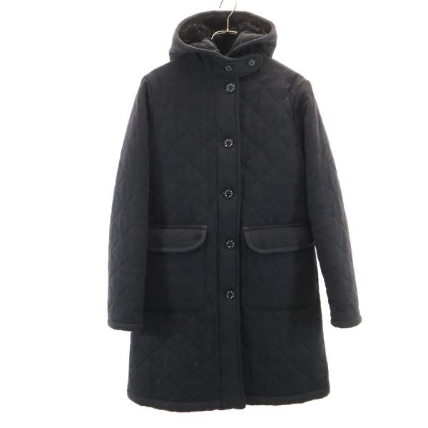 Mackintosh マッキントッシュ スコットランド製 キルティングコート 36 チャコールグレー...