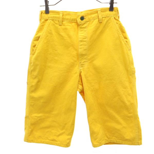 オシュコシュ 80s 42タロン ヴィンテージ ペインター ハーフパンツ W29 イエロー OSHK...
