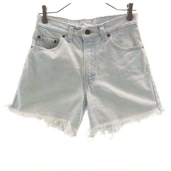 リーバイス 80s USA製 オールド デニムショートパンツ W29 ライトブルー Levi's メ...