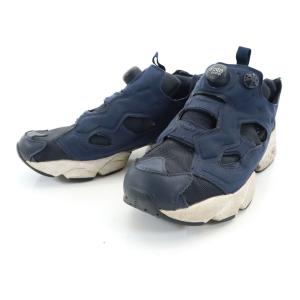 Reebok リーボック インスタポンプフューリーOG スニーカー 25 ネイビー V65752 レディース 古着 中古