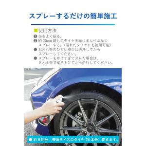 車 タイヤワックス 油性 スプレー カーメイト...の詳細画像5