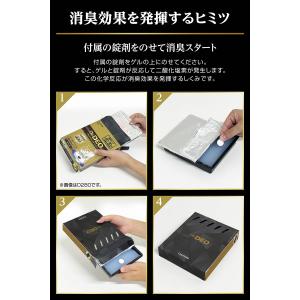 車 消臭剤 シート下タイプ 大型 2個セット ...の詳細画像4