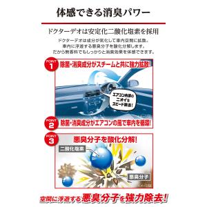 消臭剤 車 無香料 安定化二酸化塩素 スチーム...の詳細画像3