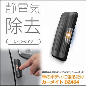 カーメイト DZ464 静電気除去 貼付けタイプ レジテック カーボン調 車 静電気除去グッズ carmate 【アウトレット】 (P06)