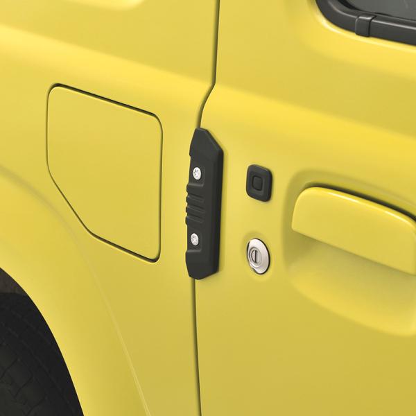 ドアモール 車 黒 DZ578 ドアガード クロス Mサイズ 2個入り RV車 マットブラック フェ...