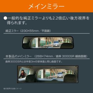 車 ルームミラー ワイドミラー バックミラー ...の詳細画像4