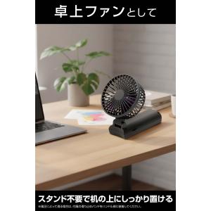 爆風ハンディファン 扇風機 強風 100段階 ...の詳細画像4