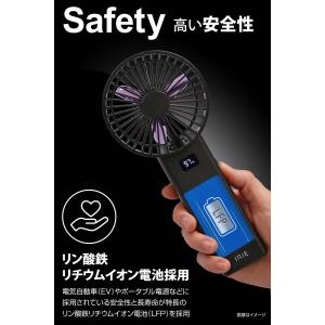 爆風ハンディファン 扇風機 強風 100段階 ...の詳細画像1