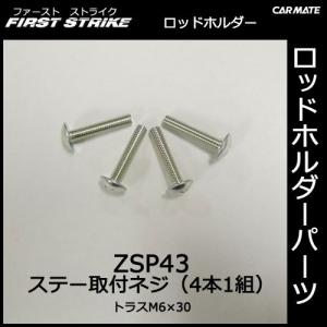 カーメイト ZSP43 トラスネジ（M6×30／4本） 釣り用品 ロッドホルダー パーツ 補修部品 carmate (P06)｜carmate