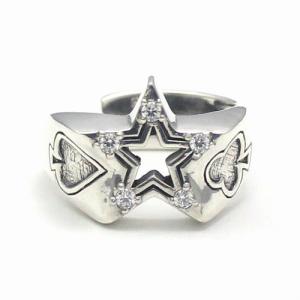 五芒星 ペンタグラム 星 スター リング 指輪 シルバー９２５ アクセサリー お守り goodvibrations グッドバイブレーション