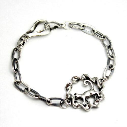 ネコ ねこ 猫 キャット シルバー９２５ チェーン ブレスレット アクセサリー goodvibrat...