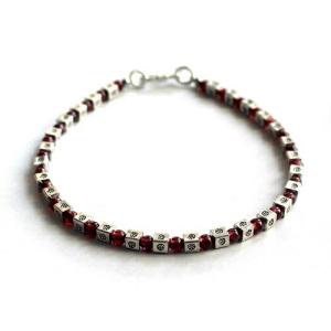 CHROME HEARTS（クロムハーツ） マットブラックオニキス ビーズブレス