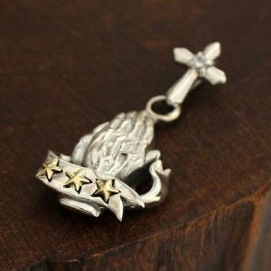 シルバー925製 祈り手 PENDANT ペンダントトップ プレイングハンズ