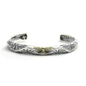 Binich（ビニッチ） ブレスレット メンズ シルバー925 イーグル 平打ち