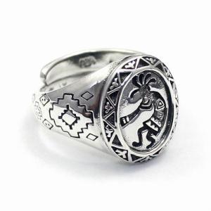 Indian Jewelry インディアンジュエリー リング ココペリ 精霊 サン