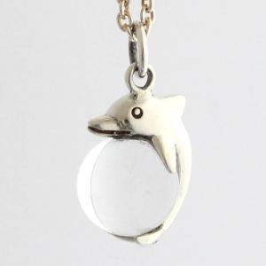 立体 イルカ ドルフィン シルバー ネックレス ペンダント ペンダント